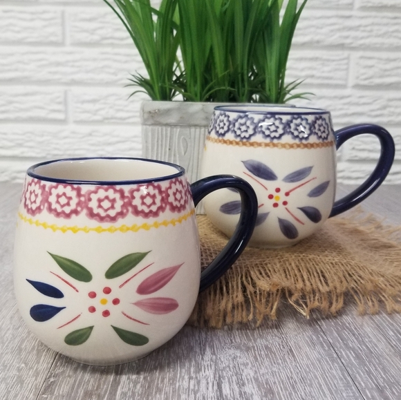 Temptations Other - 14 Oz Temp-Tations Old World Confetti Mugs